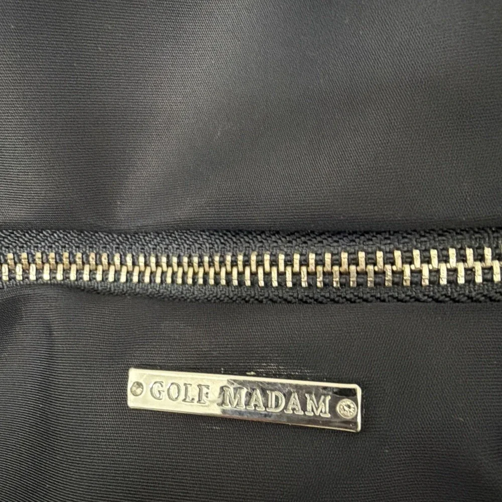 Golf Madam Woman Work Travel Laptop Backpack, Navy Blue Medium Size